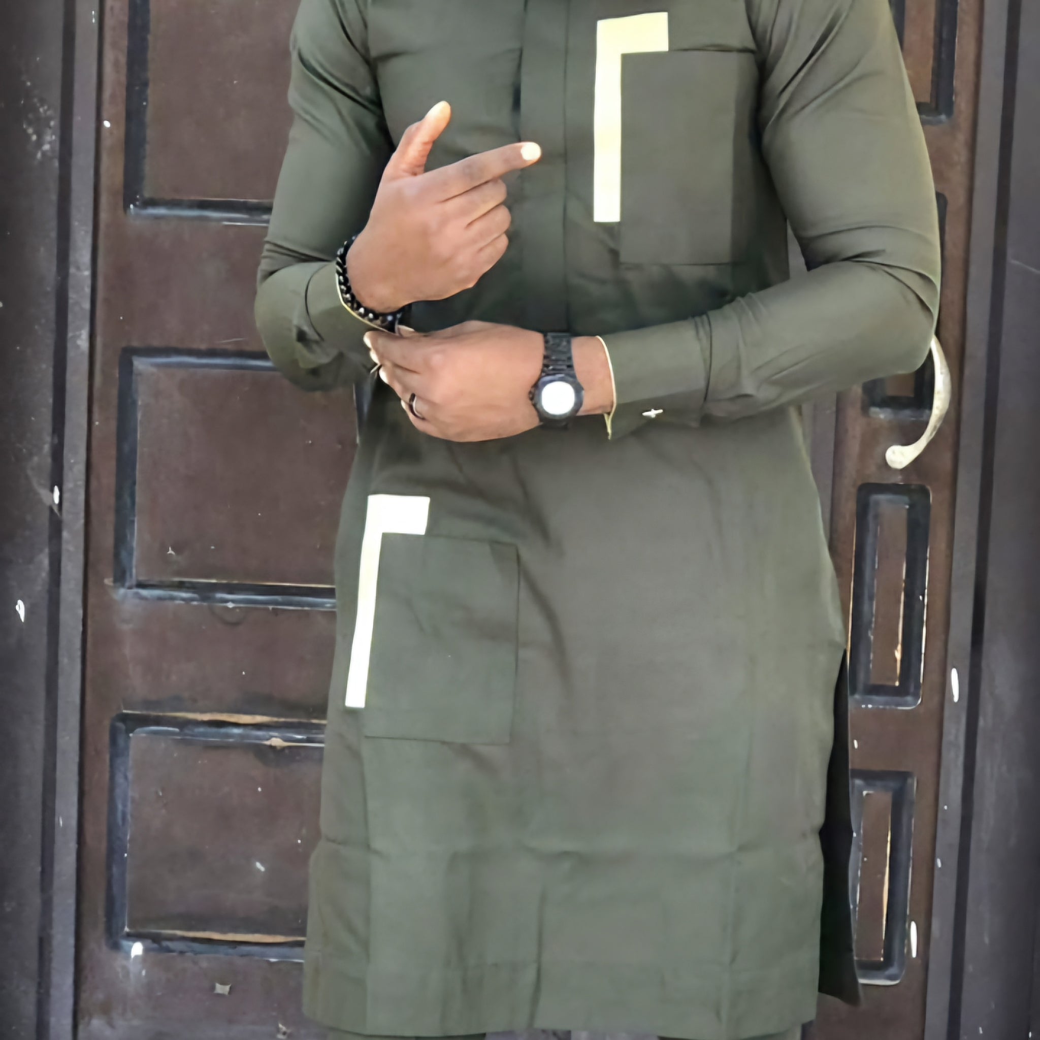 MG Men's Traditional African Wear/ Kafka, African Suit T95