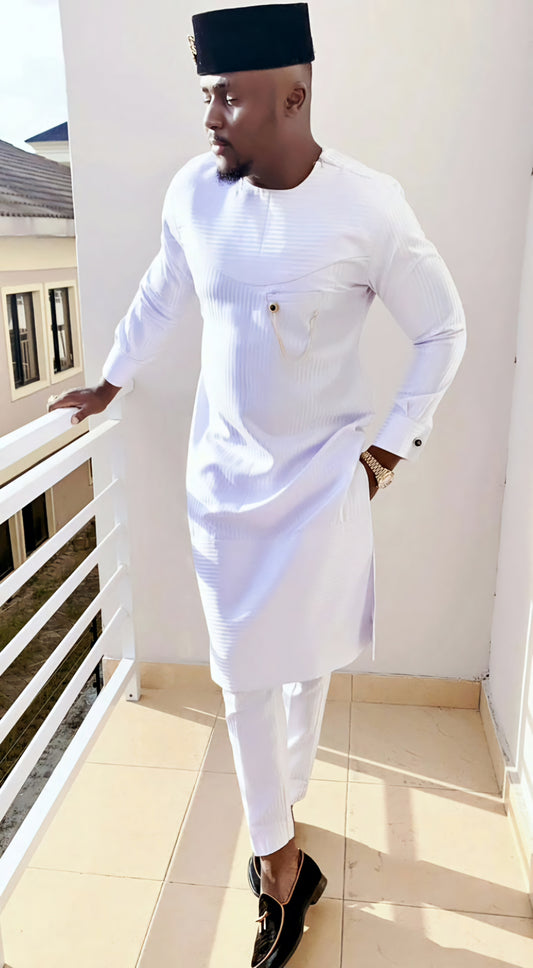 MG Men's Traditional African Wear/ Kafka, African Suit T144