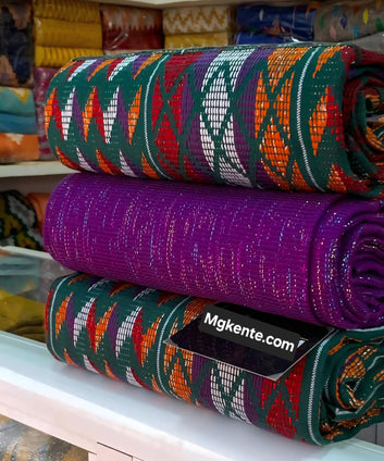 MG Authentic Hand Weaved Kente Cloth A0003
