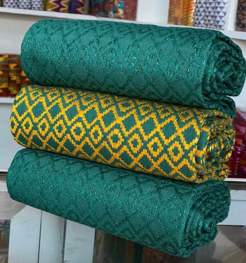 MG Authentic Hand Weaved Kente Cloth A00017