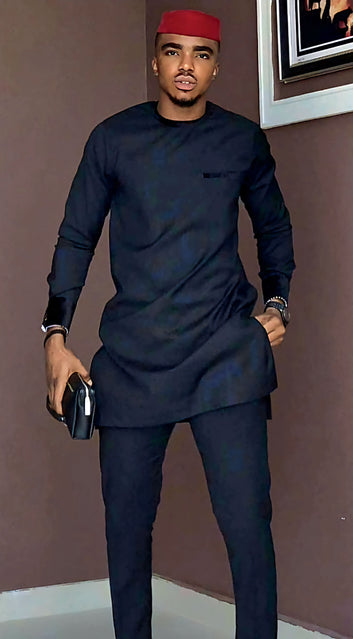 MG Men's Traditional African Wear/ Kafka, African Suit T101