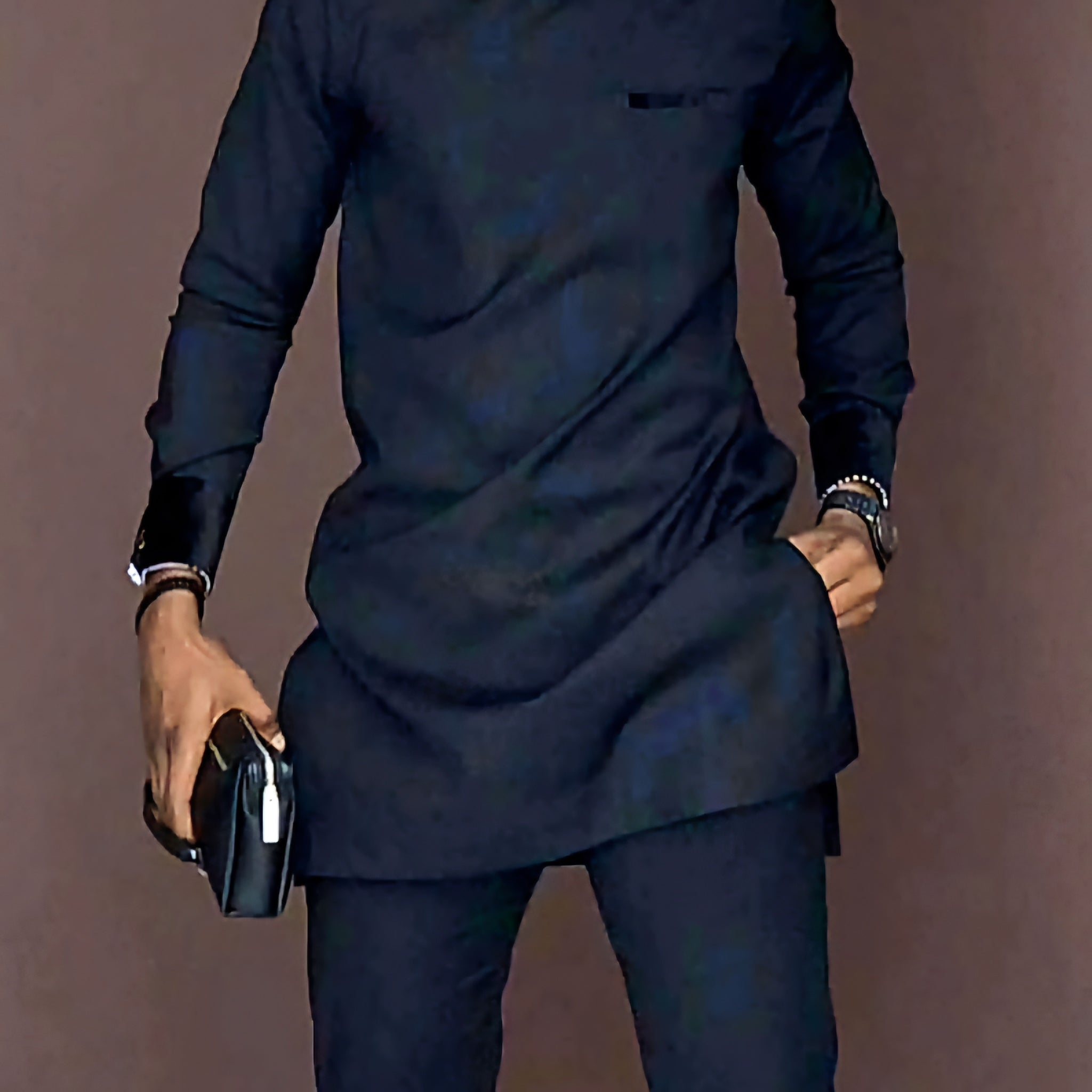 MG Men's Traditional African Wear/ Kafka, African Suit T101