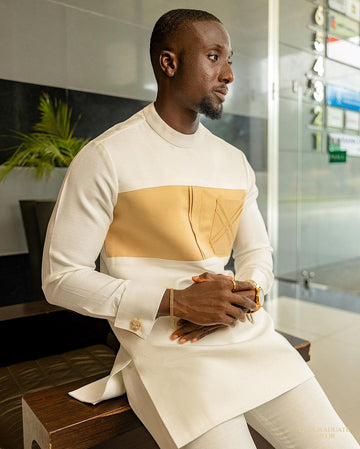 MG Men's Traditional African Wear/ Kafka, African Suit T245