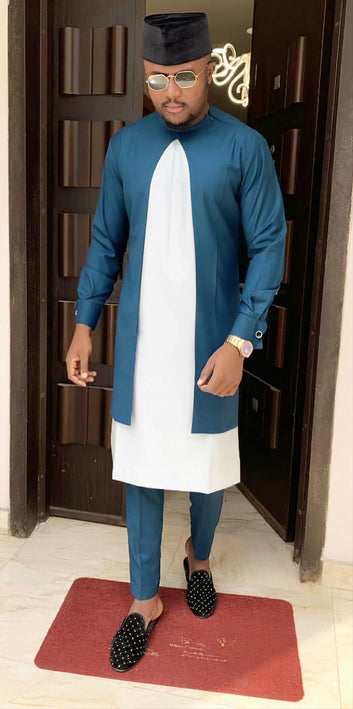 MG Men's Traditional African Wear/ Kafka, African Suit T149