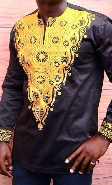 MG Men's Traditional African Wear Shirt/ Top Only/ TO01