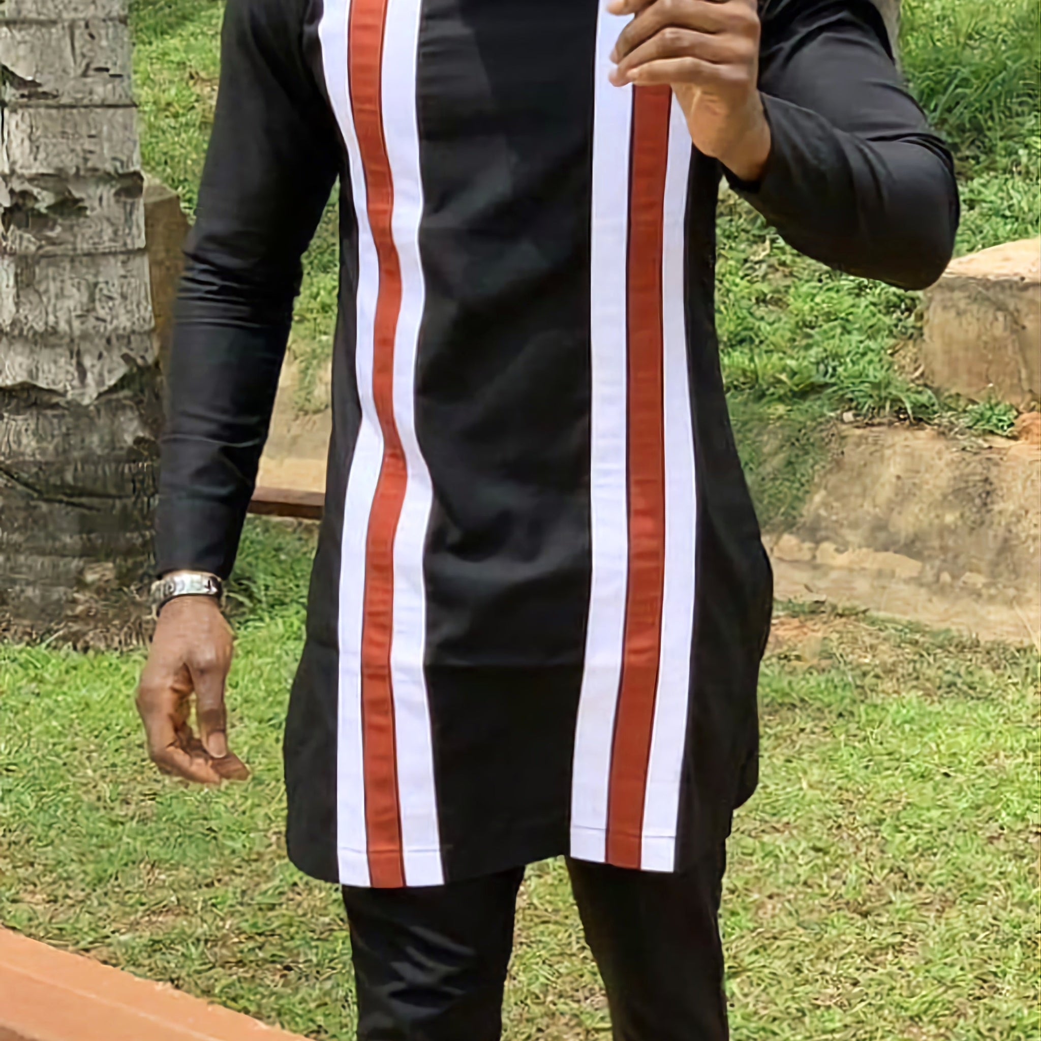 MG Men's Traditional African Wear/ Kafka, African Suit T47