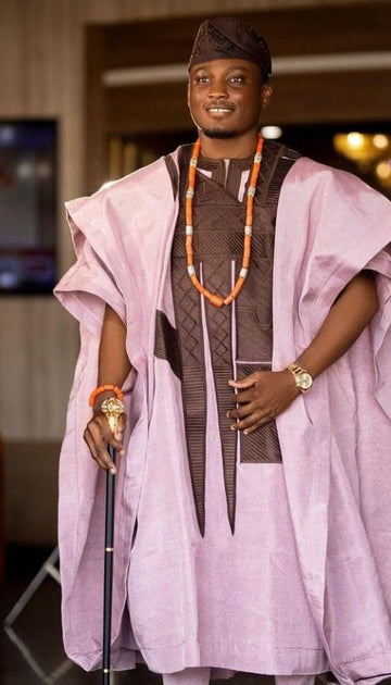 MG Prestige 4 Piece Yoruba Agbada Traditional Clothing AGP01