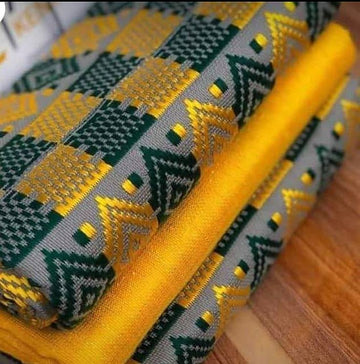 MG Authentic Hand Weaved Kente Cloth A00012