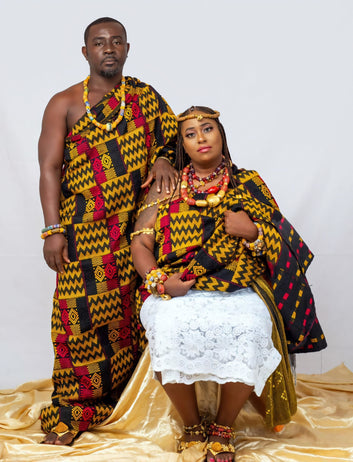 MG Authentic Hand Weaved Kente Cloth A09159