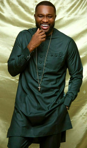 MG Men's Traditional African Wear/ Kafka, African Suit T194