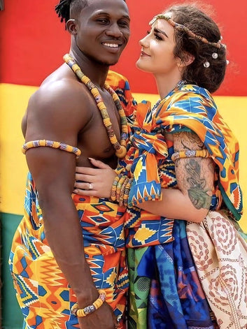 MG Royal Hand Weaved Kente Cloth R