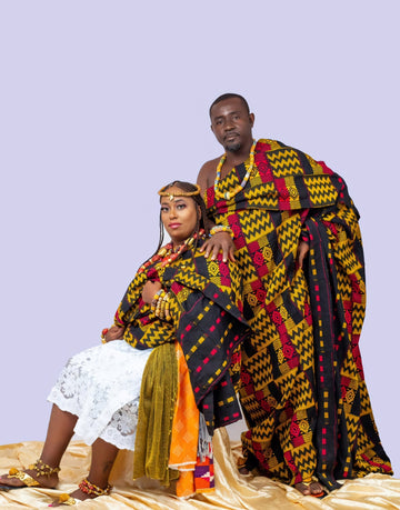 MG Authentic Hand Weaved Kente Cloth A09159