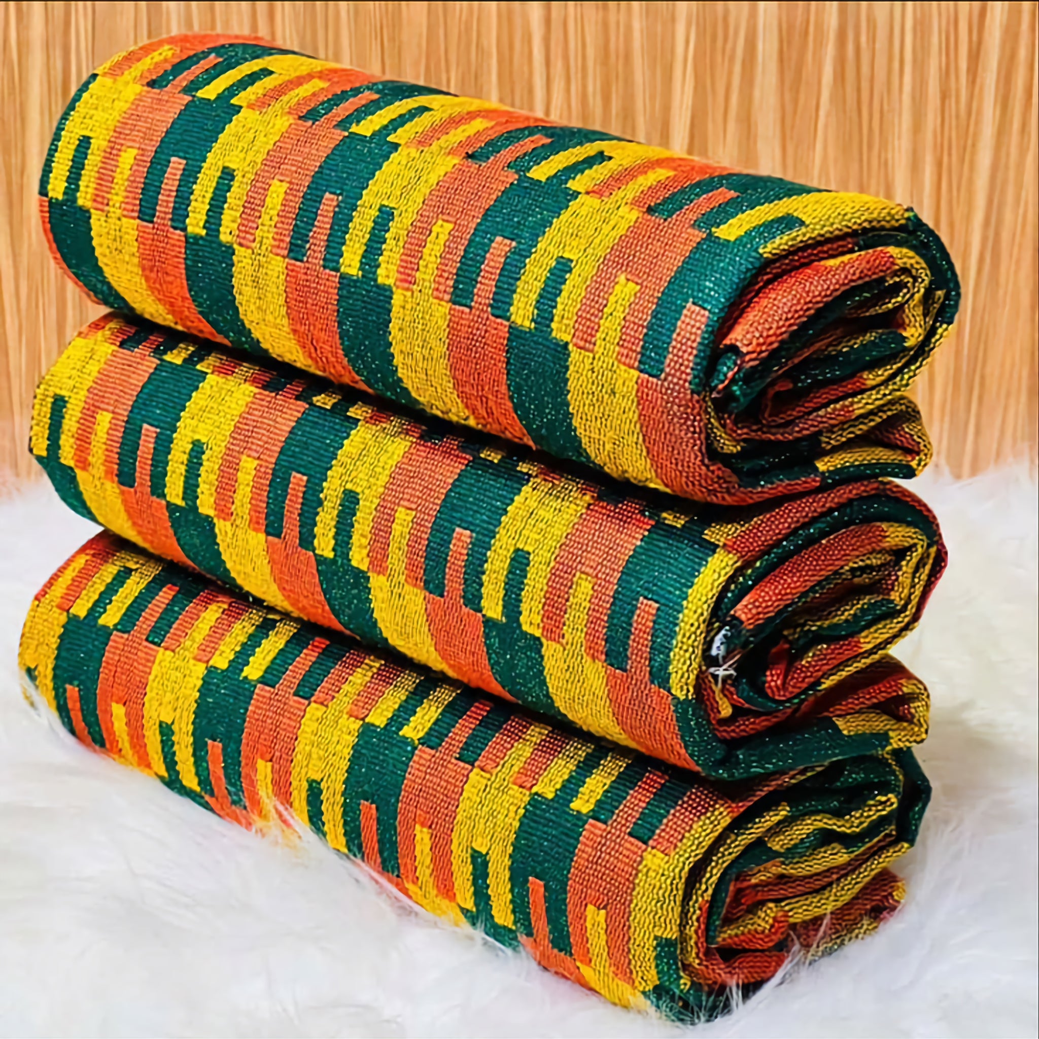 MG Premium Hand Weaved Kente Cloth P201