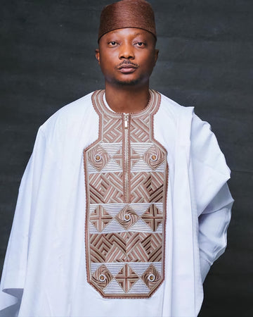 MG Prestige 4 Piece Yoruba Agbada Traditional Clothing AGP