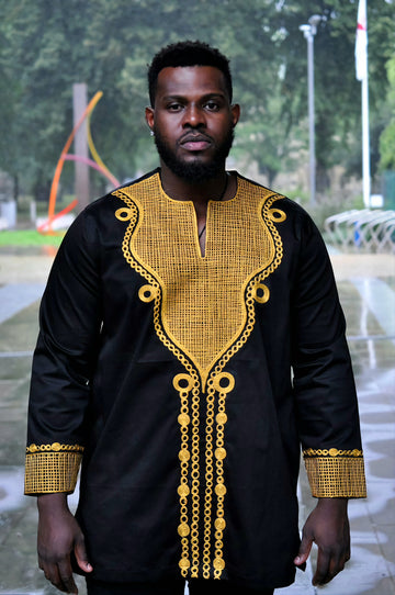 MG Men's Traditional African Wear/ Kafka, African Suit T193