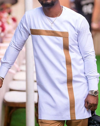 MG Men's Traditional African Wear/ Kafka, African Suit T195