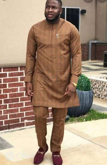 MG Men's Traditional African Wear/ Kafka, African Suit T30