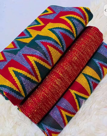 MG Premium Hand Weaved Kente Cloth P320