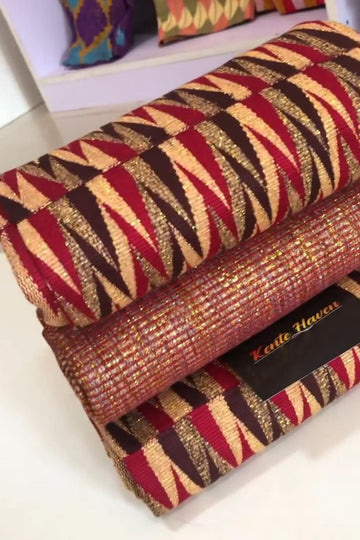 Kente Haven Blend Fashion Hand Weaved Kente Cloth KH133