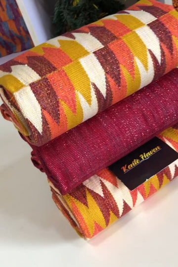 Kente Haven New Fashion Hand Weaved Kente Cloth KH171