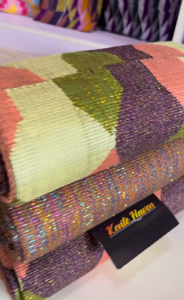 Kente Haven Blend Fashion Hand Weaved Kente Cloth KH241