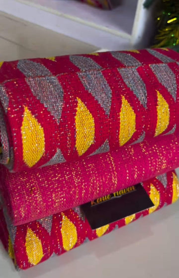 Kente Haven Blend Fashion Hand Weaved Kente Cloth KH234