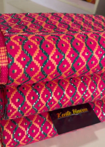 Kente Haven Ombre Fashion Hand Weaved Kente Cloth KH136