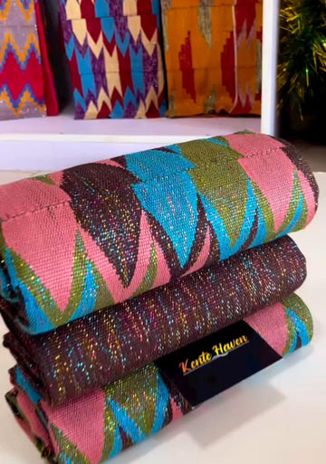 Kente Haven Blend Fashion Hand Weaved Kente Cloth KH203