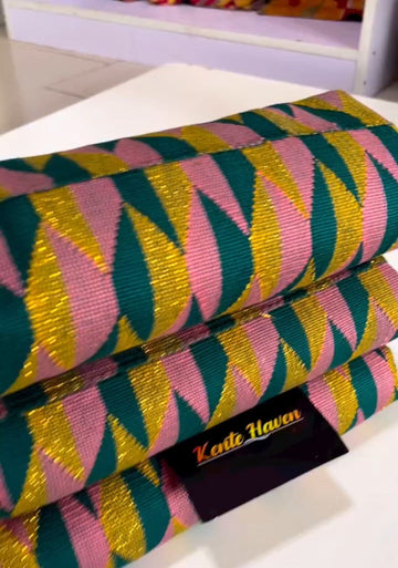 Kente Haven New Fashion Hand Weaved Kente Cloth KH201