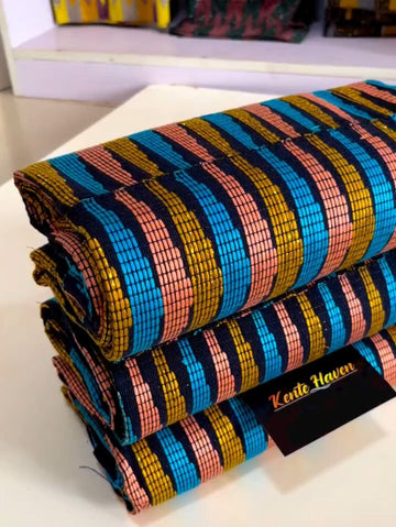 Kente Haven New Fashion Hand Weaved Kente Cloth KH253