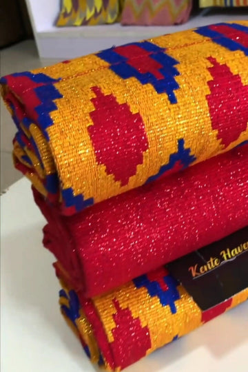 Kente Haven Fashion Hand Weaved Kente Cloth KH238