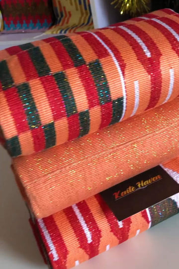 Kente Haven New Fashion Hand Weaved Kente Cloth KH175