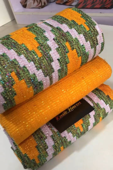 Kente Haven Blend Fashion Hand Weaved Kente Cloth KH262