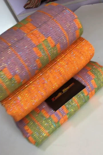 Kente Haven Blend Fashion Hand Weaved Kente Cloth KH213