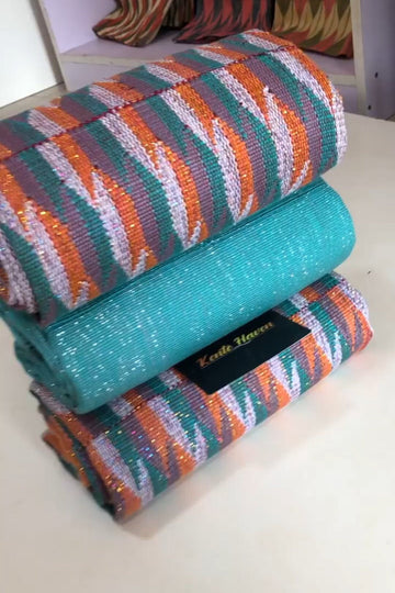Kente Haven New Fashion Hand Weaved Kente Cloth KH255