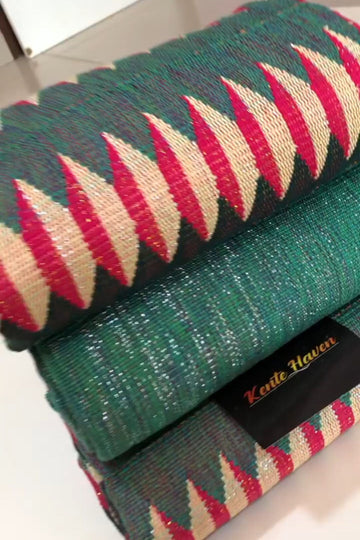 Kente Haven Fashion Hand Weaved Kente Cloth KH248