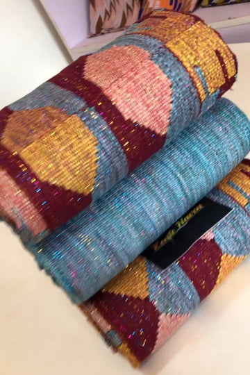 Kente Haven Blend Fashion Hand Weaved Kente Cloth KH263