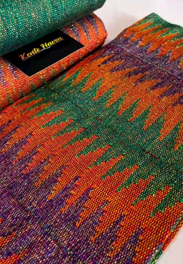 Kente Haven Blend Fashion Hand Weaved Kente Cloth KH207