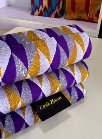Kente Haven New Fashion Hand Weaved Kente Cloth KH256