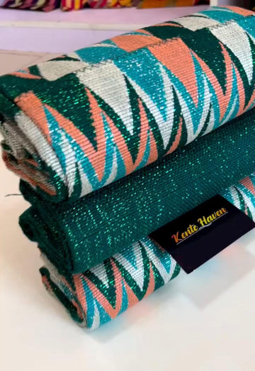 Kente Haven New Fashion Hand Weaved Kente Cloth KH247