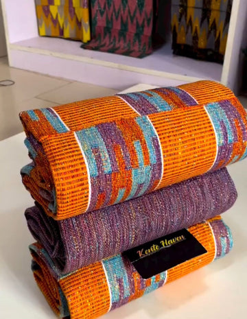 Kente Haven New Fashion Hand Weaved Kente Cloth KH243