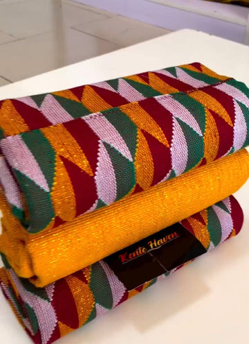 Kente Haven New Fashion Hand Weaved Kente Cloth KH218