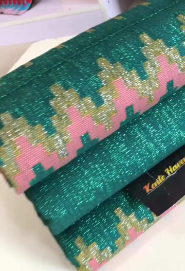 Kente Haven Blend Fashion Hand Weaved Kente Cloth KH186