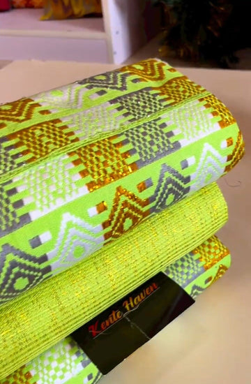 Kente Haven New Fashion Hand Weaved Kente Cloth KH195