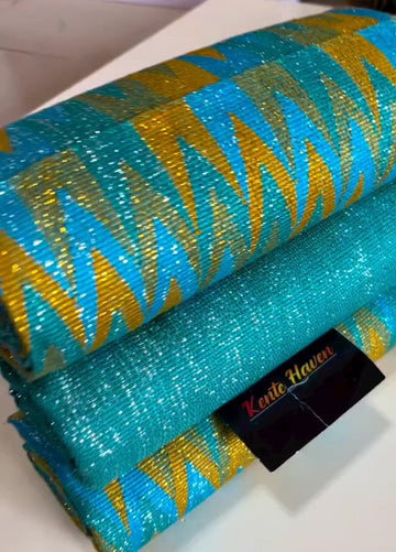 Kente Haven New Fashion Hand Weaved Kente Cloth KH177