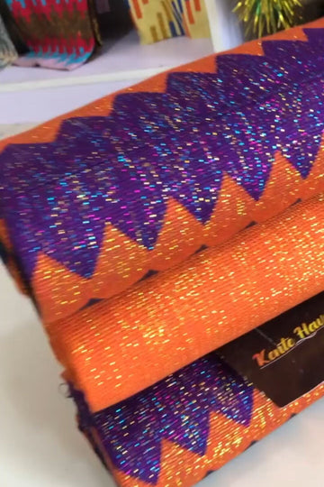 Kente Haven Blend Fashion Hand Weaved Kente Cloth KH215