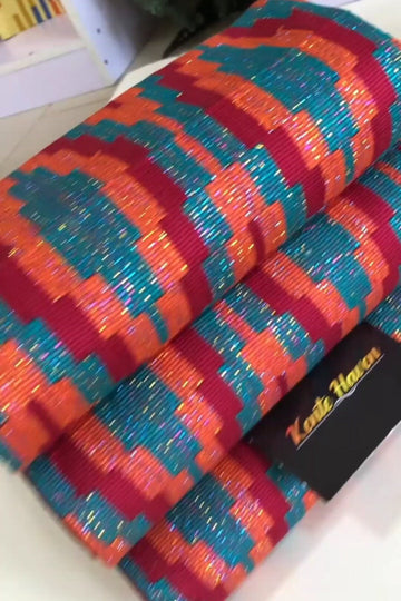 Kente Haven Blend Fashion Hand Weaved Kente Cloth KH261