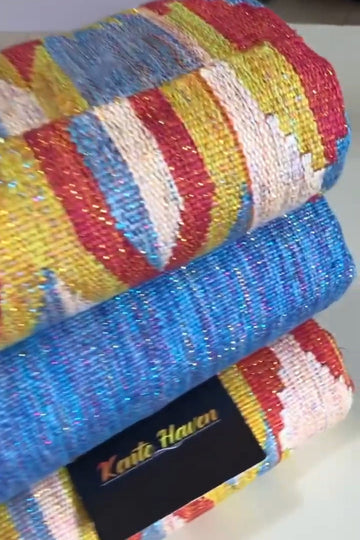 Kente Haven Blend Fashion Hand Weaved Kente Cloth KH264