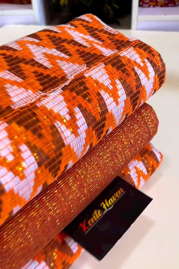 Kente Haven New Fashion Hand Weaved Kente Cloth KH145