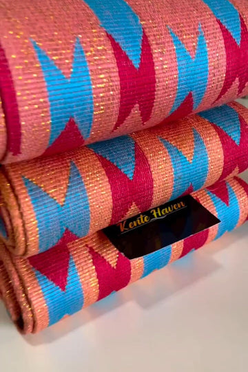 Kente Haven New Fashion Hand Weaved Kente Cloth KH172